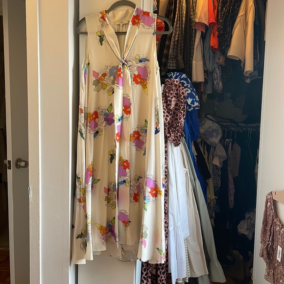 Tibi Camellia silk printed dress - Picture 5 of 6